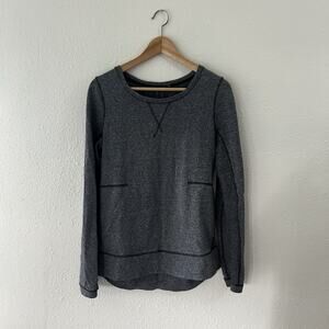 Lululemon Women’s Gray Exhalation Pullover Long Sleeve MD
